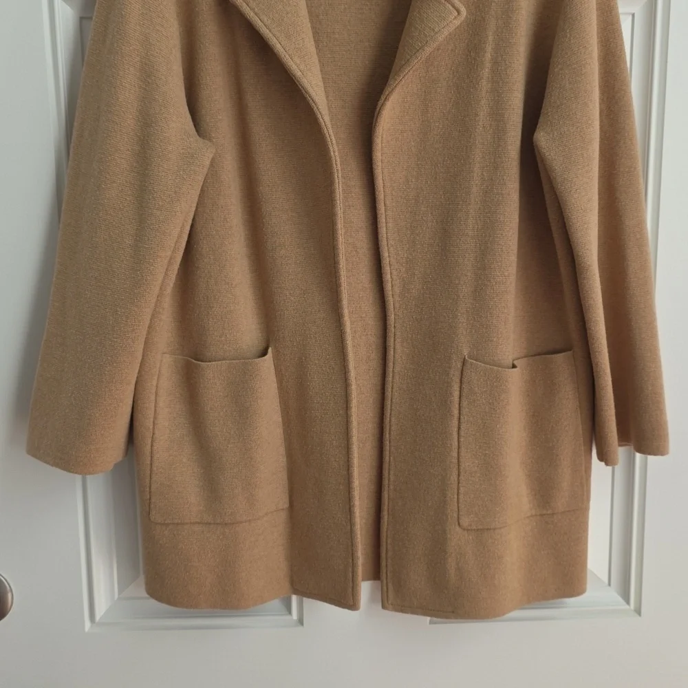 J. Crew Brown Sweater Blazer.  Size Medium